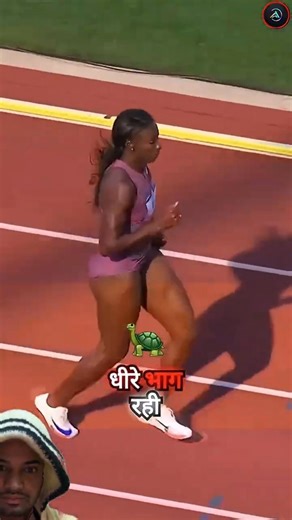 This girl is not running slowly, 🤯🫡 but using her brain correctly #youtubeshorts