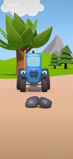 Приключения синего трактора: мультфильм для детей