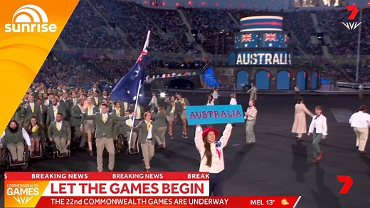 WHAT A BEGINNING! The Commonwealth Games are underway after a spectacular opening ceremony in Birmingham which saw the Australian team lead the athletes out onto the arena before the official opening by Prince Charles. You can catch up on the FULL ceremony here - 7plus.com.au/commonwealth-games-birmingham-ceremonies | Sunrise