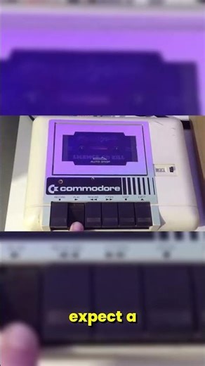 Commodore 64 Failing to Load Cassette Tape Game #shorts