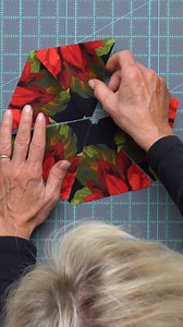 7.5K views · 95 reactions | Join Jen as she guides you through her easy-to-follow process of making the kaleidoscope blocks in our Poinsettia Kaleidoscope Quilt! Watch the tutorial: https://www.shabbyfabrics.com/p160392 | Shabby Fabrics | Facebook