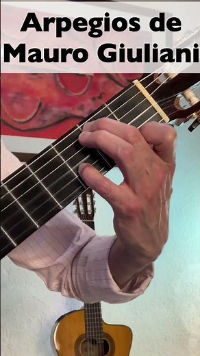 Aprende estos arpegios fundamentales de Mauro Giuliani