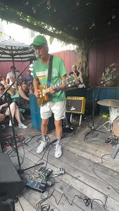 The Hard Quartet — Stephen Malkmus, Matt Sweeney, Emmett Kelly and Jim White — playing a packed and very sweaty free show on Union Pool’s patio as part of the Summer Thunder series. 📹 @qbertplaya | BrooklynVegan