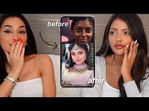 these indian bridal transformations on tiktok are not okay.