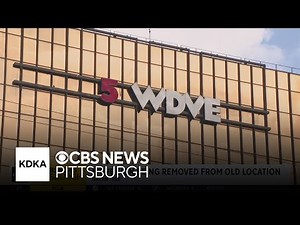 102.5 WDVE sign being removed from Green Tree building