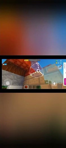 block craft vs Minecraft my first level and my first house... #bts #blockcraft3d #block