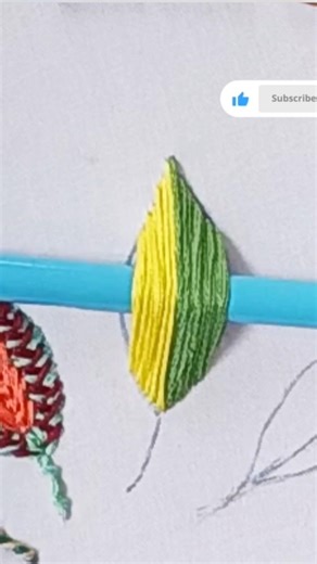 Leaf Embroidery #shorts #short #shortvideo #trending #viral #youtubeshorts #youtube #ytshorts #new
