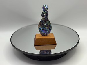 Tahi Master Carvers Paua Shell Twist Small Sculpture on Native NZ Timu Timber Māori Wood Carving - Etsy Australia