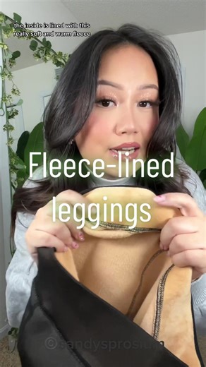 Warm Fleece Lined Leggings for Winter: A Fashion Essential