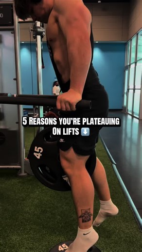 Top 5 reasons you’re weights aren’t increasing 1. you’re getting comfortable/training intensity is lacking - a common mistake that people make is forgetting how hard you truly need to train to milk out growth and keep progressing on weights. It’s important to push intensity to its max to make sure reps are increasing every week and you’re able to slowly get used to higher weights. 2. not following structured progressive overload - when trying to increase weights you can’t just do that, you need 