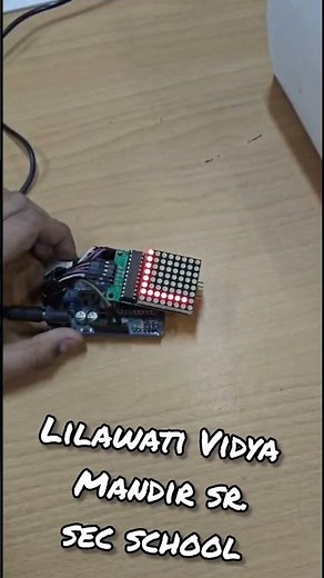 🔥 “LED Matrix But It Shows LVM 😳🔥 Watch Till End!” #ledmatrix.#arduino #diyproject #innovation