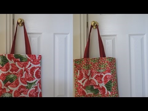 Easy Reversible Tote Bag Tutorial