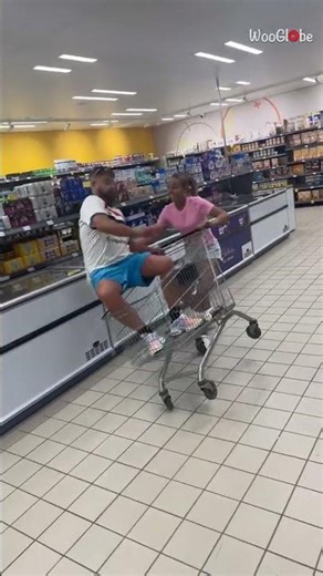 Shopping Cart Fail: Boy's Hilarious Tumble Caught on Camera || WooGlobe