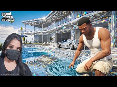 Franklin Touch Anything Turns Into DIAMOND! - GTA 5 | BABY BOOS (GTA 5 Mods)