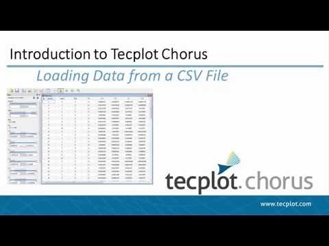Loading Data into Tecplot Chorus 2016 R1