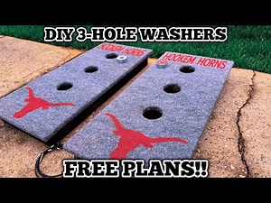 DIY 3 Hole Washer Board Game