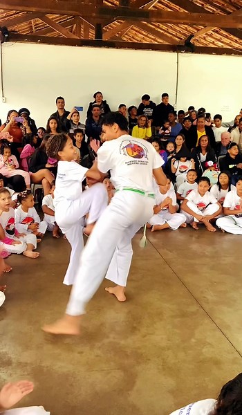 Graduação em Capoeira: A Celebração em Cinza e Amarelo