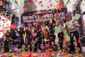 New Year's Eve confetti test conducted in Times Square