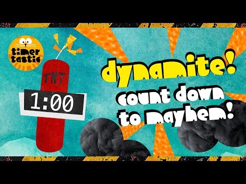 1 Minute TNT DYNAMITE 🧨 Timer with EXPLOSIVE 💥 Ending!