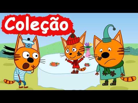 Kid-E-Cats em Portugues | Coleção dos episódios | Desenhos para crianças