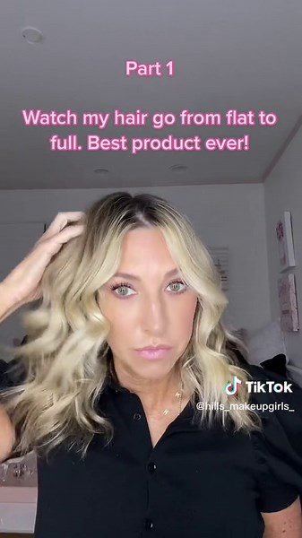 Transforming Flat Hair with Bumble and bumble Thickening Dryspun Texture Spray