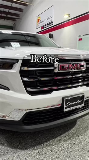Check out this stunning transformation on a 2024 GMC Acadia! 🚙✨ Our customer wanted to cover the chrome for a sportier look, and we delivered with a complete Chrome Delete using 3M 2080 Glossy Black Wrap. Every chrome detail, expertly covered for a sleek, modern finish. This Acadia is now ready to turn heads and hit the road in style! #PremierWindowTinting #ChromeDelete #3M2080 #GMCAcadia #SportyStyle #VehicleTransformation #stormtrooper