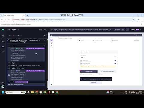 Cypress Automation: Create Project Using Public Dataset in Labellerr