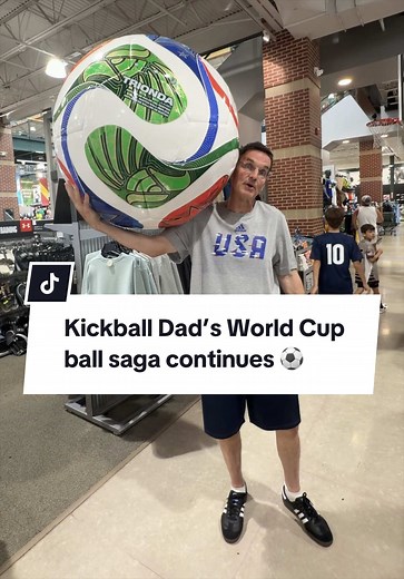 Kickball Dad World Cup ball saga continues — 2026 Trionda match ball