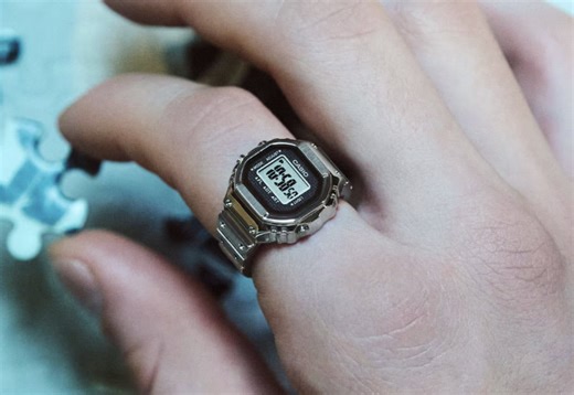 Casio's unique full-metal ring-shaped digital watch 'CRW-001-1JR' is now official