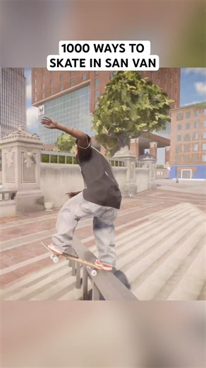 1000 ways to skate in san van #skate #skate4 #easkate #skateboarding