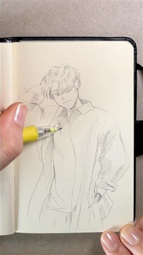 Sketch a day - day 33 ✨ full process in profile #sketch #drawing #art #anime #dailyart #animeart