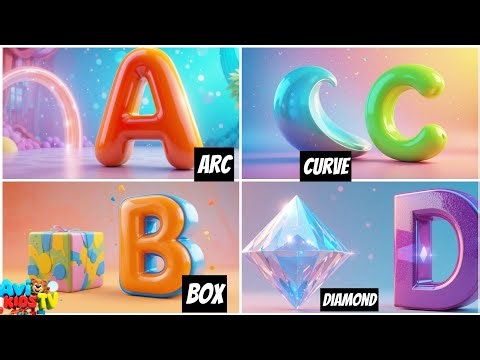 ABC Shapes & Patterns Song | Learn Shapes A to Z for Kids | 3D Animation | Episode 11 | Avi Kids TV