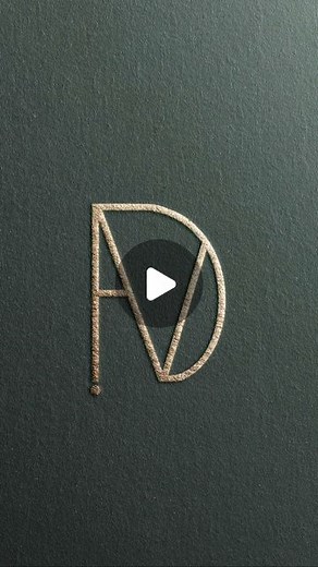 Rd Arts | Designer Gráfico on Instagram: "Marca algum David aí ❤️ - - - #creative #monograma #monogram #satisfying #lettering"