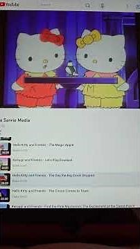 Hello Kitty - Kitty and Mimmy encounter a bird from the clock shop