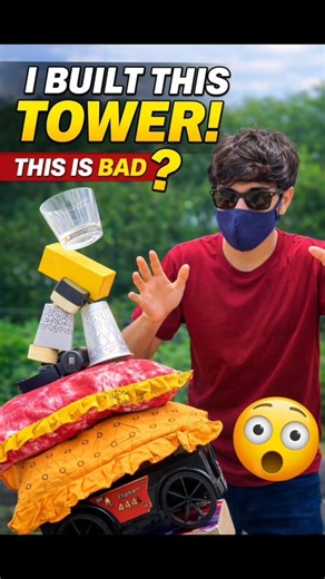 Tower challenge gone wrong! 😂|Glitzy Node#trending #shorts #viral #challenge #shortvideo #viralvideo