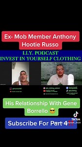 Ex- Mob Member Anthony Hootie Russo His Relationship With Gene Borrello 😎 Full interview link below 👇 please subscribe for more‼️ YouTube- https://youtu.be/zZXatO7JzxA #mafia #mob #anthonyhootierusso #sonnyfranzese #michaelfranzese #gambino #crimefamily #johnalote #geneborrello #mademan #truecrime | Invest In The Lord