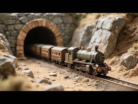 LOOK AT THIS GIANT TUNNEL! 🛤️ DIY Train Mountain Project & Unboxing Trains