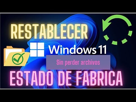 Restablecer Windows 11 | Reinicio de Valores de Fabrica Sin perder Archivos/Datos o formatear