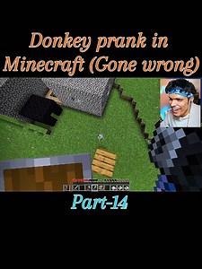 This is not a gift… this is WAR preparation 😂🛡️ #donkey #prank #minecraft #gonewrong #foryoupage #viralvideo
