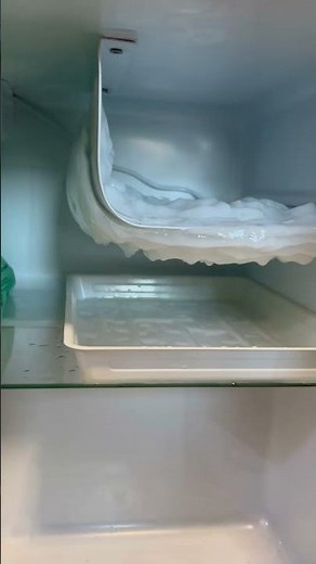 冷蔵庫の霜取り 気持ちがいい瞬間
