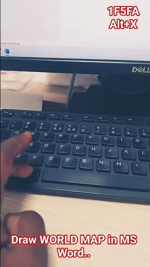 Draw World Map using MS Word