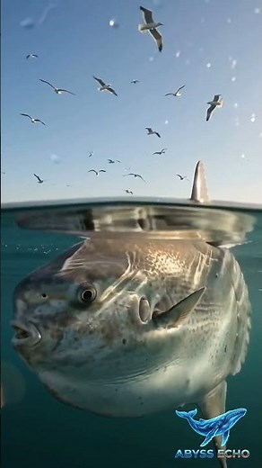 The Ocean Sunfish Looks Like Evolution Glitched! ☀️🐟 #molamola
