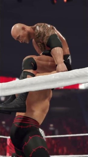 WWE 2K24: KANE SPECIAL MOVE AGAINST THE ROCK | EXTREME RULES MATCH