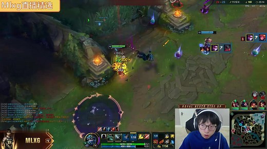 队友：黑铁选手用VN打野？Mlxg一波天秀三杀后，队友：NB666