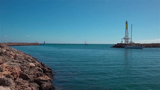 Port, Shipping, Sea. Free Stock Video