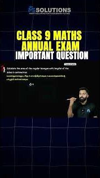 CLASS 9 ANNUAL EXAM 2026 MATHS IMPORTANT QUESTIONS | MS SOLUTIONS