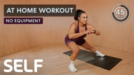 45 min full body workout at home (no equipment)