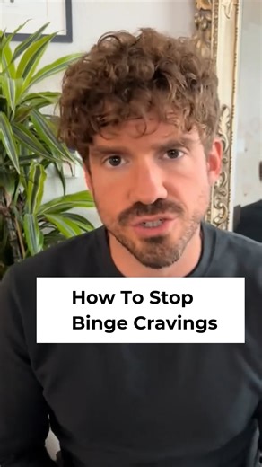 Want to stop binging uncontrollably? Here are the three easiest ways to prevent that. By the way, it’s very important to address the psychological side of this pattern, but these three tips focus on the biochemical side. What’s actually happening in your cells? One, eat 30 grams of protein within 30 minutes of waking up. This gives you a ton of bio-available micronutrients first thing in the morning which reduces your cravings. Two, get more protein and get it from whole foods. Binge cravings co