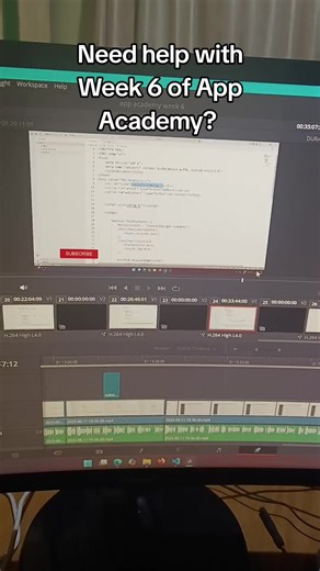 Are you stuck on week 6 and need help? We got you covered, just check out the YouTube channel and follow along 🔥 #fnbappacademy #appacademy #lovefnb #webdevelopment
