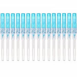 Piercing Needles,15PCS 22G IV Catheter Needles 22 Gauge Disposable Stainless Steel Hollow Piercing Needles